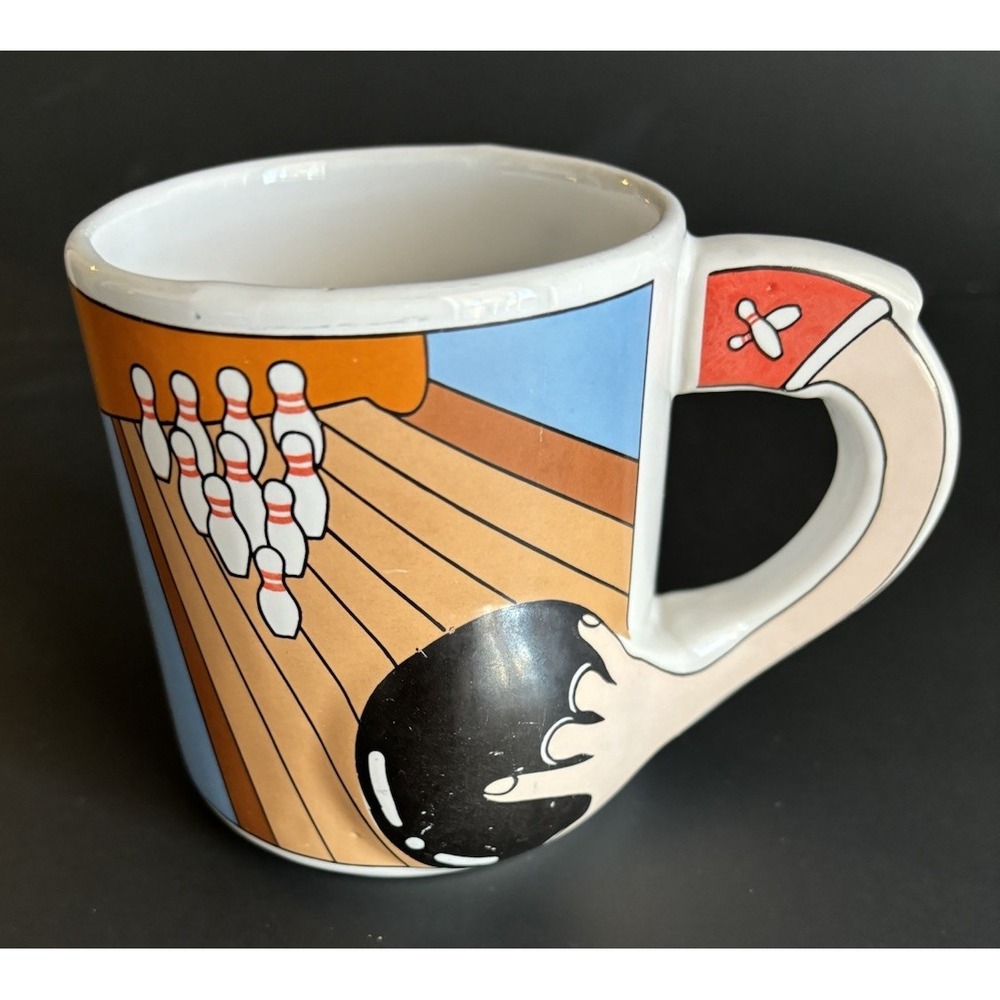 Bowling Coffee Mug League Gift Humor Collectible Decorative Standard 12 oz